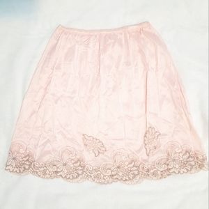 Vintage lace slip lingerie